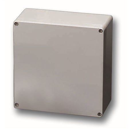 Wiegmann Screws Electrical Enclosures, 14 in H, 4 in D, 14 in W, 4X, Fiberglass HW-D14144SC